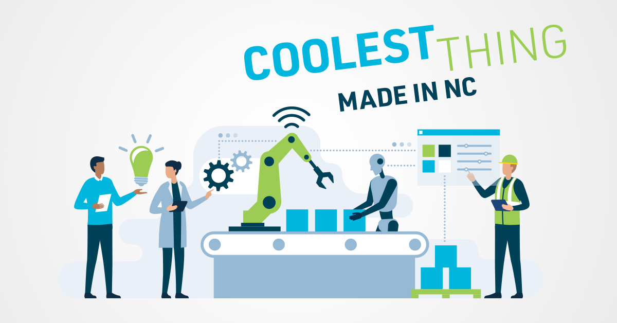 NCCommerce's tweet image. Round one voting is open for this year&apos;s #CoolestThingMadeinNC contest! Vote for your favorite North Carolina #manufactured product here: coolestthingmadeinnc.com/vote_now/
#EconDev #Mfg #MadeInNC