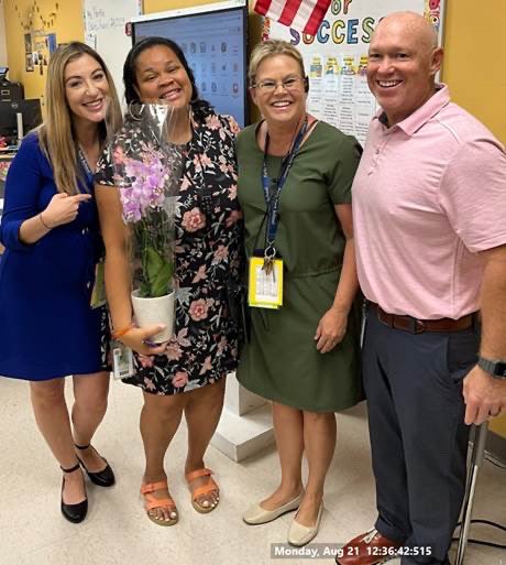 Drum roll, please! 
Kelly Park’s Teacher of the Year….
Ms. Parrish! Congratulations, Ms. Parrish! Thank you for all you do for Kelly Park.