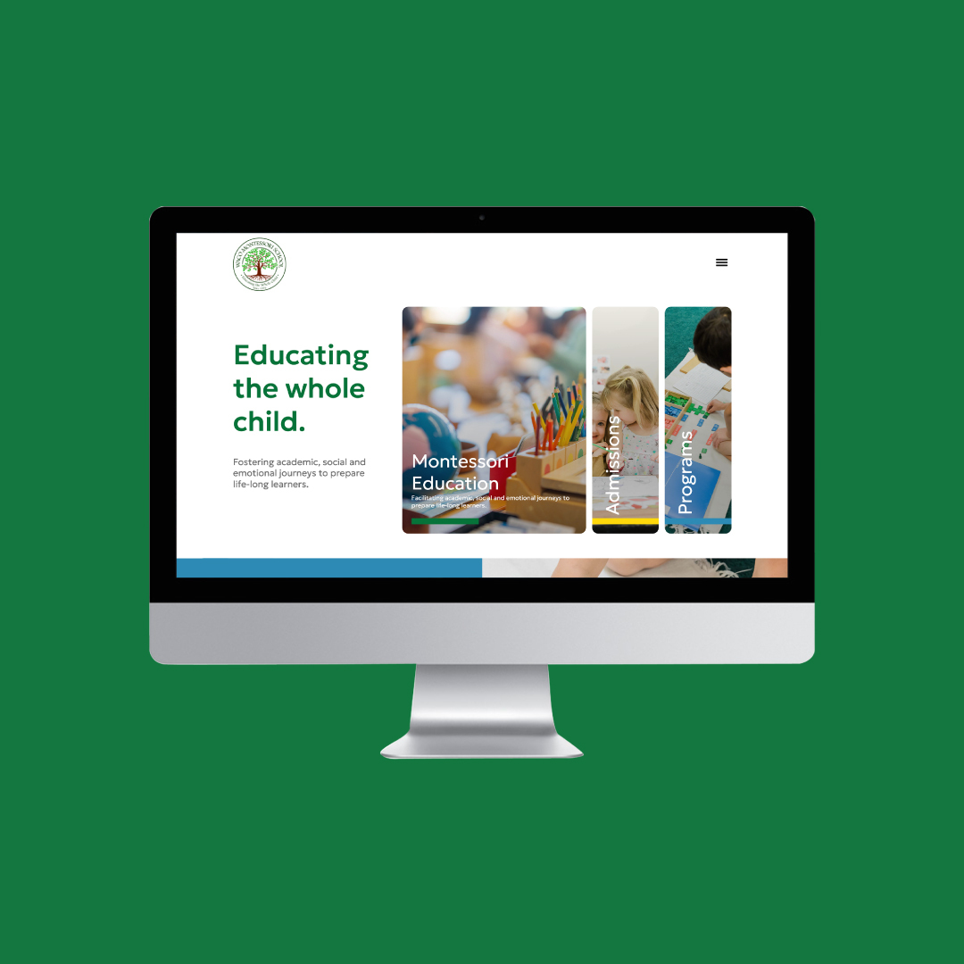 FourColumnsMktg's tweet photo. Waco Montessori School came to Four Columns in need of a completely redesigned website before the fall semester began. We don't shy away from developing a website in less than three months. Check out the first phase of their new website now: https://t.co/Rygw3vhtIw https://t.co/G4gS8mXYeR