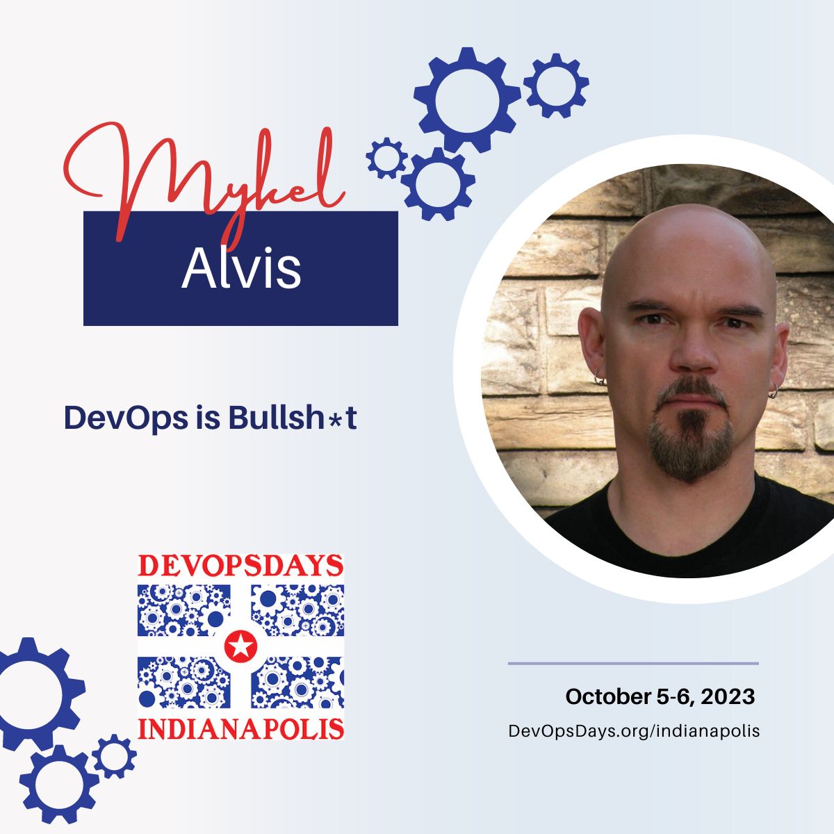 DevOpsDaysINDY's tweet image. 🎉 We’re thrilled to welcome back speaker @mykelalvis to #DevOpsDaysIndy, Oct. 5-6, 2023! Mykel’s 4+ decade career covering every phase of the software delivery lifecycle means he knows what he’s talking about!

Learn more about Mykel’s talk &amp;amp; register:   devopsdaysindy2023.eventbrite.com