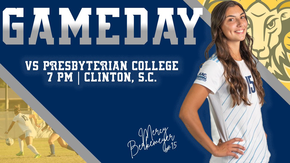 ⚽️GAMEDAY⚽️

<a href="/CIUWomensSoccer/">CIU Women's Soccer</a> hits the road for their first regular season game of the season! #ChargeOn 

⏰ 7 PM
🆚 Presbyterian College
📍 Clinton, S.C.
📊 rb.gy/hgudb