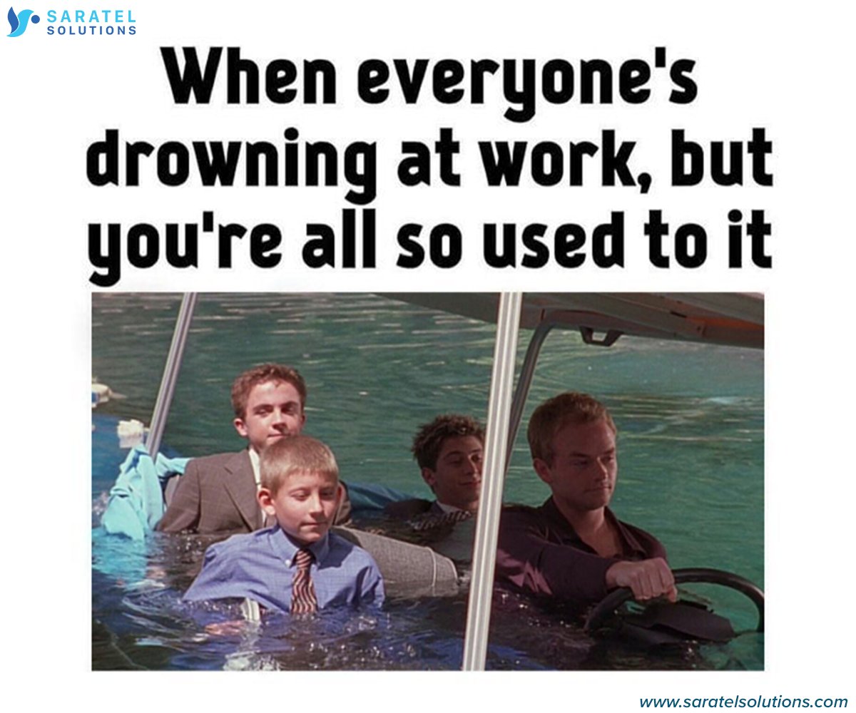 saratelsolution's tweet photo. Navigating through the work chaos like... Maybe it's time to hire a Virtual Assistant to help you stay afloat.

#Friday #FridayMeme #WeekendIsComing #StayAfloat #DelegateLikeAPro #WorkSmartNotHard https://t.co/KJWZ03CfLr