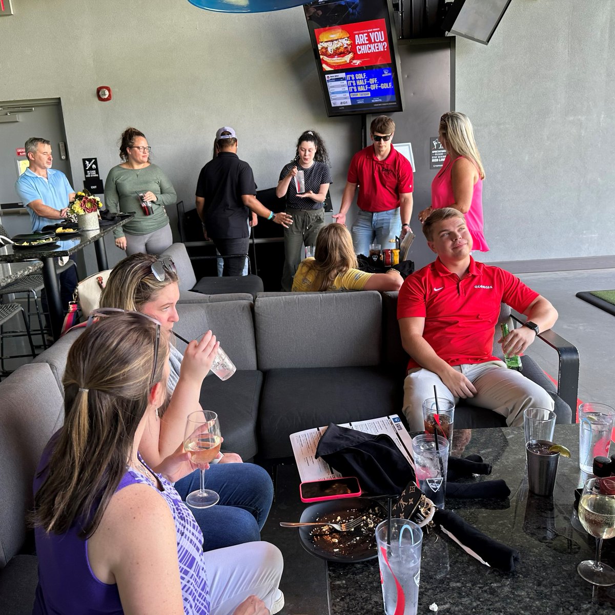 CenturyFP's tweet photo. Our team is made of top talent, that’s why our corporate team took an un-fore-gettable Thursday retreat to Top Golf!
Thank you to our accounting team, leadership, marketing, and HR for always being up to par!
#CenturyFire #TeamBuilding #CompanyCulture #Duluth #Atlanta #TopGolf https://t.co/r2xGVtrPIr