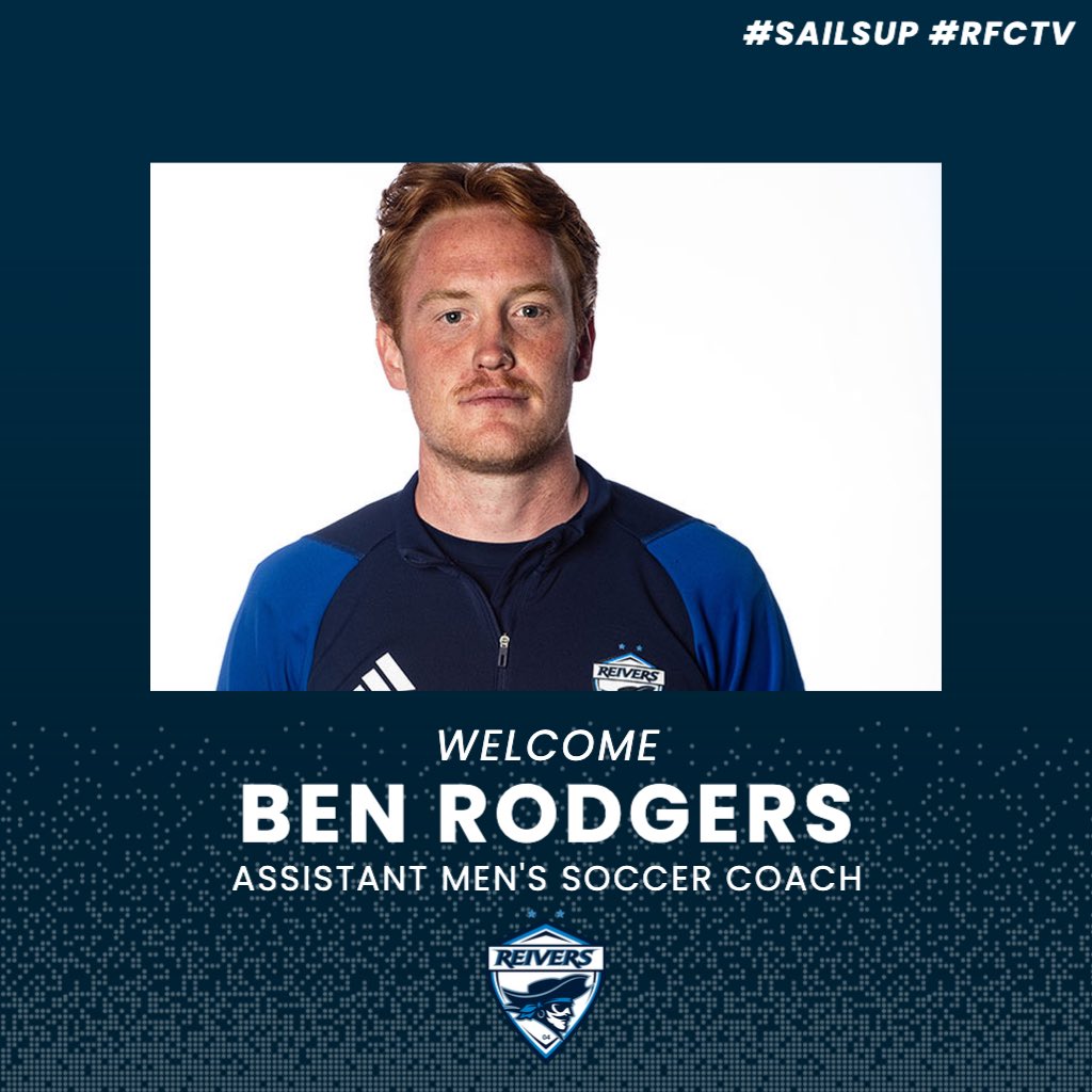 ReiverSoccer's tweet photo. We couldnβt officially begin our season without announcing the addition of @futbolben19 and @grant_j_10 to our staff!
Welcome to the family! #SailsUp #RFCTV https://t.co/ugtsUmJU9y