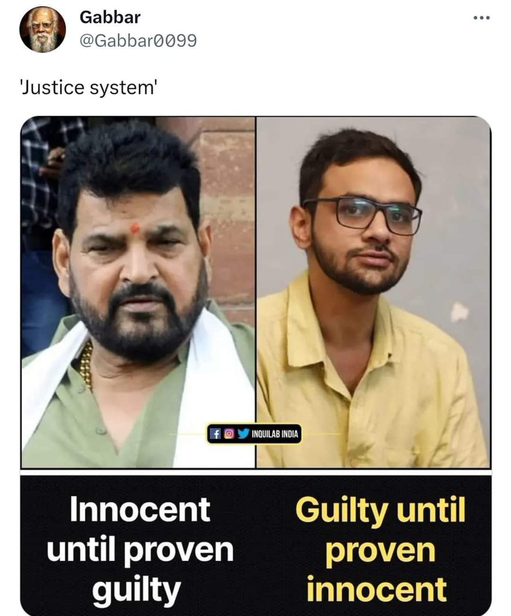 Diversity demands equal justice 💯
.
.
We really need to push for reforms that protect the rights of every citizen 👥
#umarkhalid #BrijBhushan