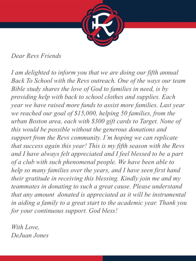 Looking forward to helping more families this year with the fifth annual Back to School with the Revs outreach! Thankful for your ongoing support over the years. Link is in my bio 🫶🏾✏️📘📚

pledgeit.org/5th-annual-bac…