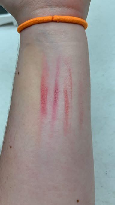 The most girl thing possible: swatching your new makeup in the break room at work so you can get your<a href="/tag/throne"class="tags"><span>#throne</span></a><a href="/tag/wishlist"class="tags"><span>#wishlist</span></a>