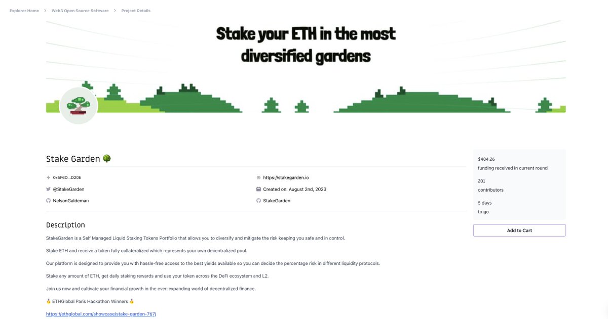 Stake Garden tweet media