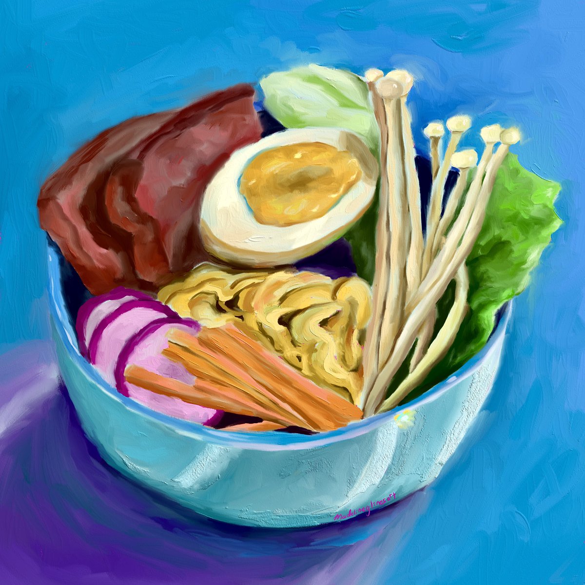 Recovering from surgery on my arm for a while, here’s a painting I finished before getting it done.