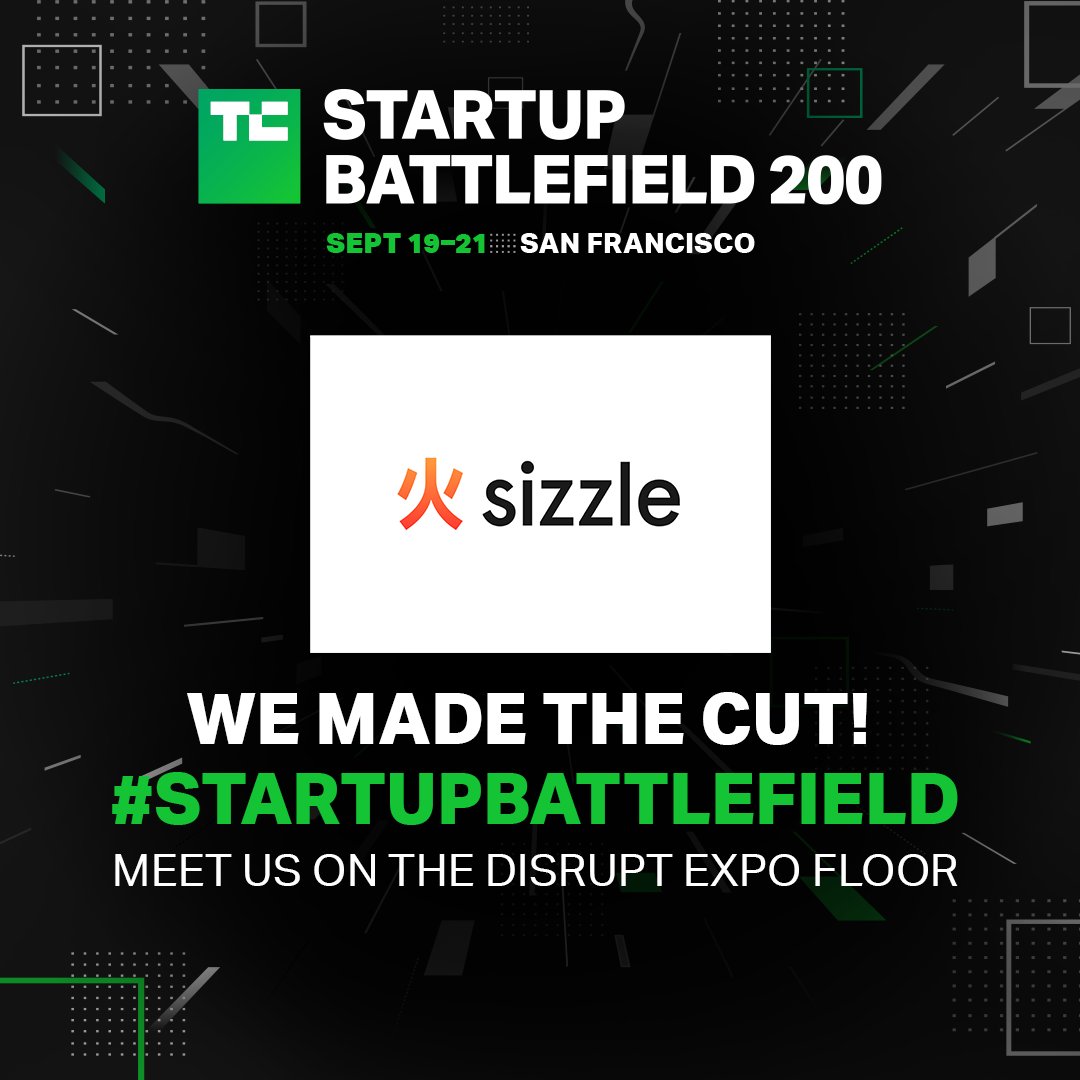 Launch week is extra special as <a href="/TechCrunch/">TechCrunch</a> named Sizzle AI one of the top 200 startups in #AI/ML in #StartupBattlefield. Thank you for this early recognition of our mission to make learning amazing for everyone. Get 25% off all passes &amp; join us 9/19-21 in SF 👉 

#AI