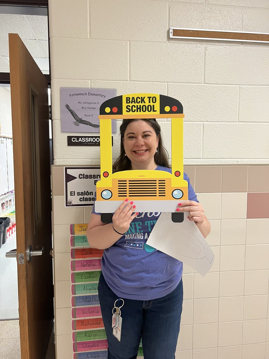 ChrismansClass's tweet image. First day of Kindergarten #BackToSchool @MsCarrsClass_K @Ms_Murraysclass @PotowmackES