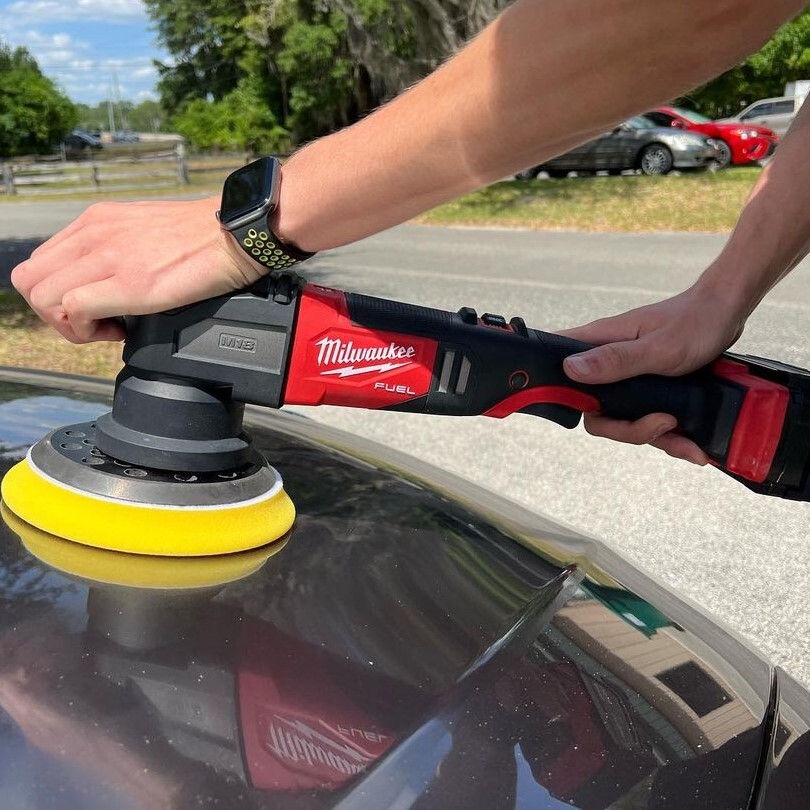 More Run-Time, Eliminates Cords. M18 FUEL™ 15mm Random Orbital Polisher.