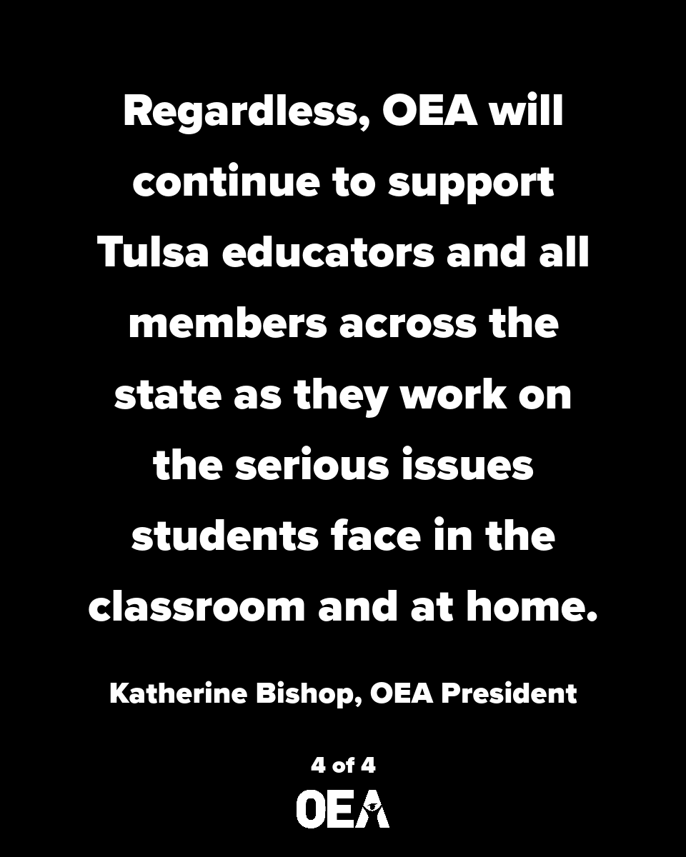 okea's tweet photo. In response to the OSDE's decision on TPS's accreditation status. #oklaed https://t.co/TbRZp2HPMX