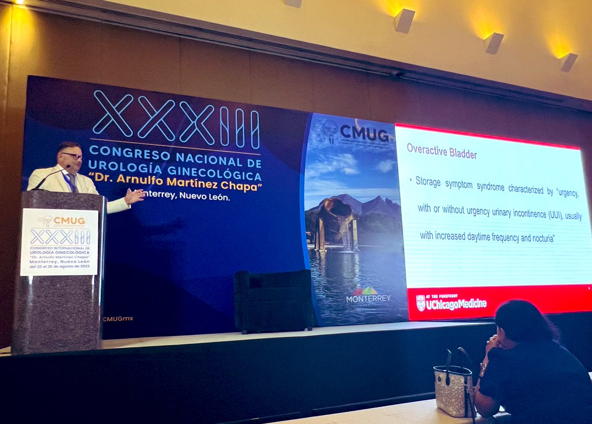 DoctorArriaga's tweet photo. Primer día del Congreso Nacional de Urología Ginecólogica, presentando la experiencia de @Urologos_UMANO en el manejo de fístulas urinarias.
#CMUG #MTY #fistula #urology #MedTwitter #UroSoMe https://t.co/emYoWKd4rk