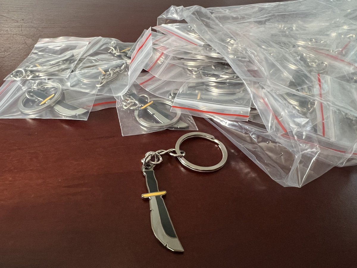 ChaoticCodeE's tweet image. Coming soon to an RDC near you. Come say hi and grab a keychain (valid while supplies last)
