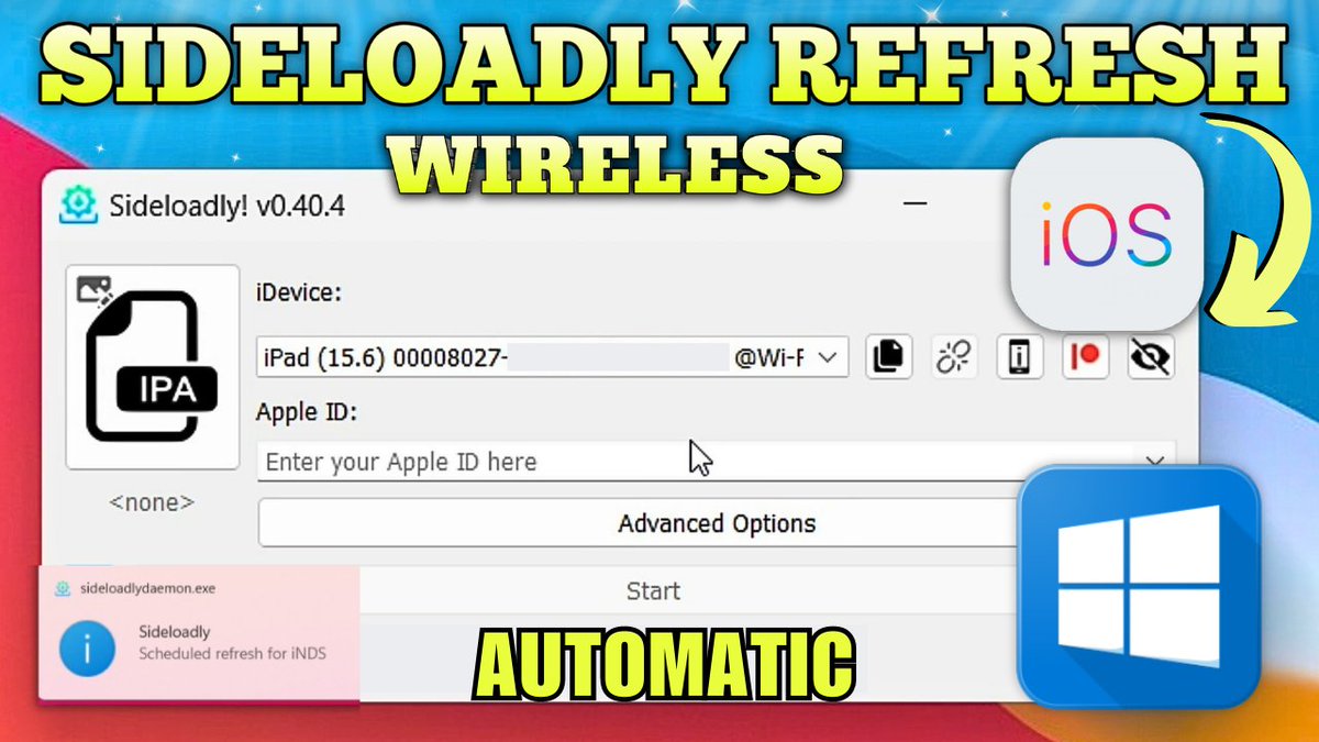 Techjunkie_Aman's tweet image. Sideloadly Automatic &amp;amp; Wireless App Refresh | Auto Sign Apps 🔥

🔥🔥🔥 Refresh apps before it expires without connecting using a cable and that too automatically 🔥🔥🔥

youtu.be/CiIsOANoKWU

#sideloadly #sideload #refresh #autorefresh #ios #nojailbreak #ipad #ios17