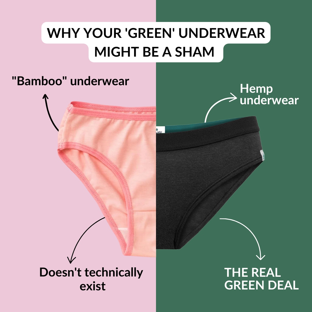 🍃Hemp Underwear🍃
✨ THE REAL GREEN DEAL✨