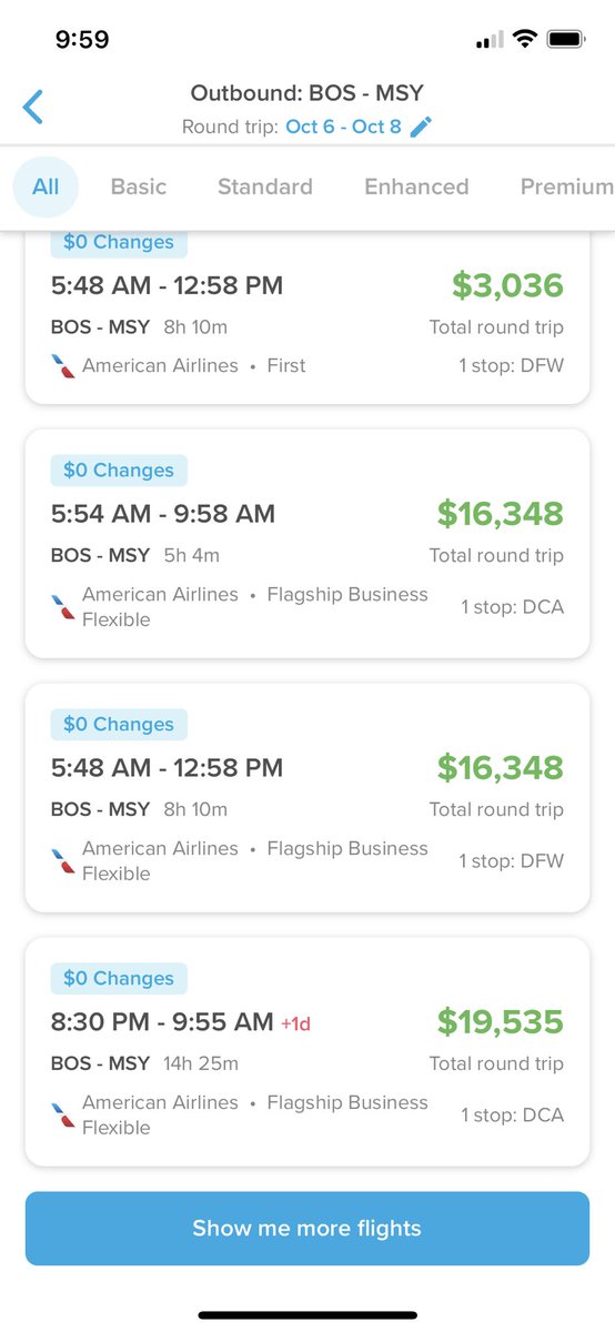 tmarieliss's tweet photo. not these flights to go home out here looking like Taylor Swift prices https://t.co/Y7Ne7IOCr7