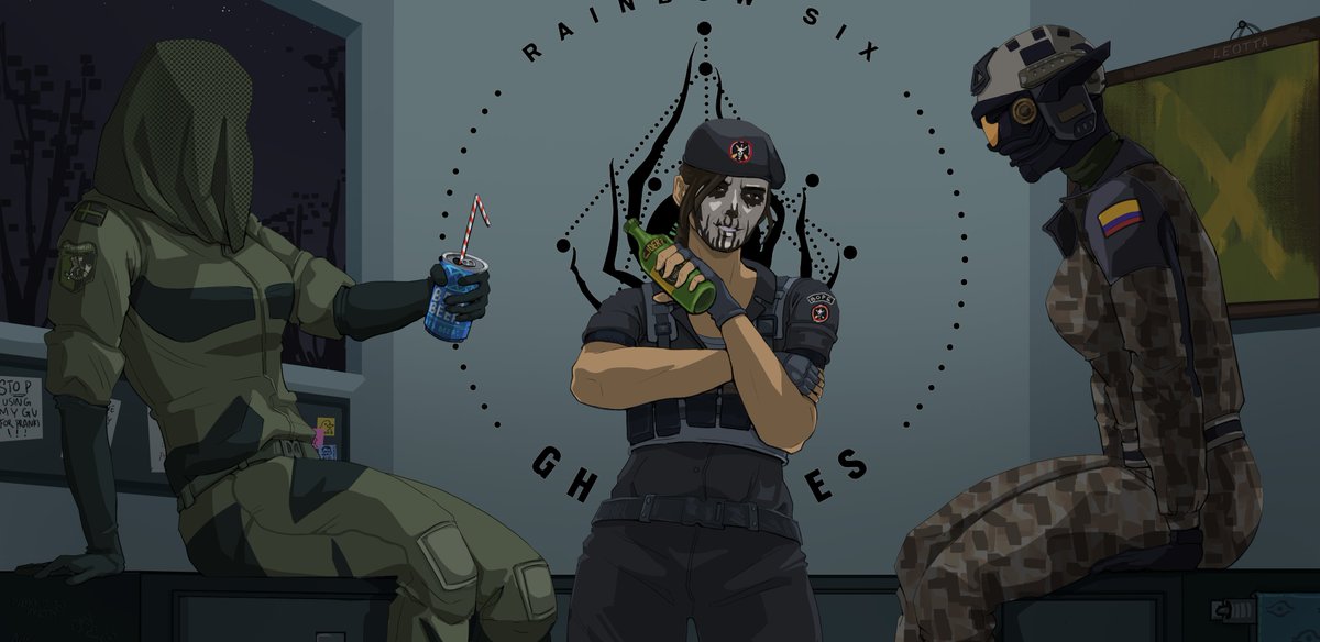 Leotta_UK's tweet photo. I wonder what they’re chatting about

#R6S #R6Community #WeR6Community
#RainbowSixSiege #Rainbow6Siege
#R6SArt #ArtistOnTwitter https://t.co/gTl9gCZ2fp