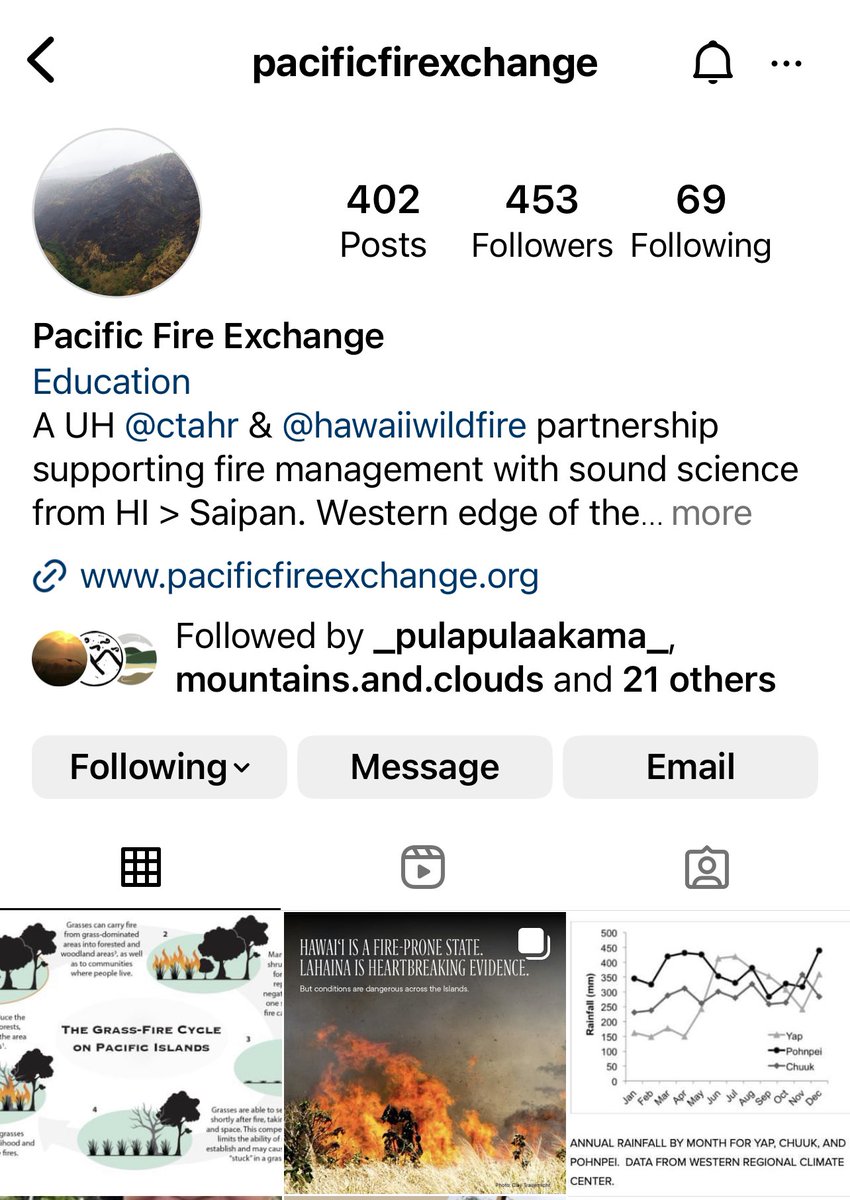 kteabam's tweet photo. How can you get involved in Hawaii wildfire 🌾🔥 prevention and preparation?

For ongoing information on twitter follow @claytrau @HawaiiWildfire @PacificFireSci 

They provide research, community collaborations, education, advocacy, and action steps to help prevent Hawaii 🌾🔥. https://t.co/K7GGF23CA6