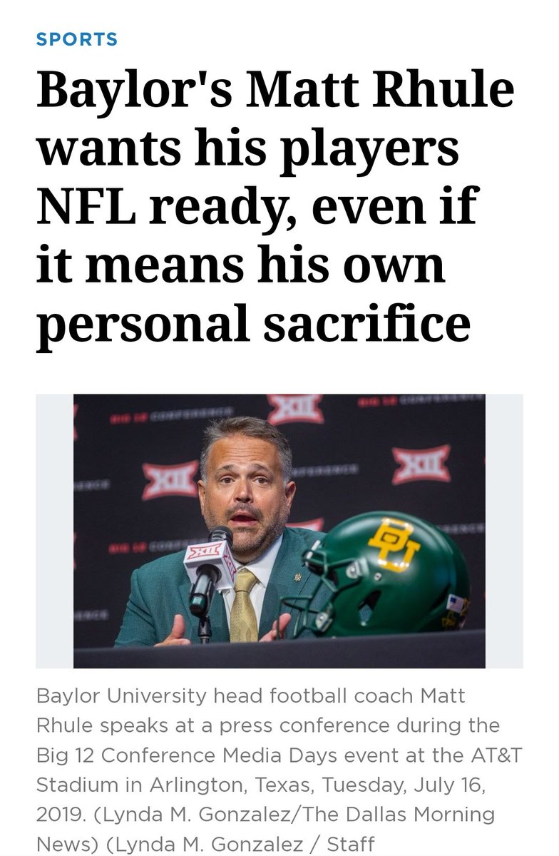 There, I fixed it for you Deion Sanders is copying Matt Rhule again.