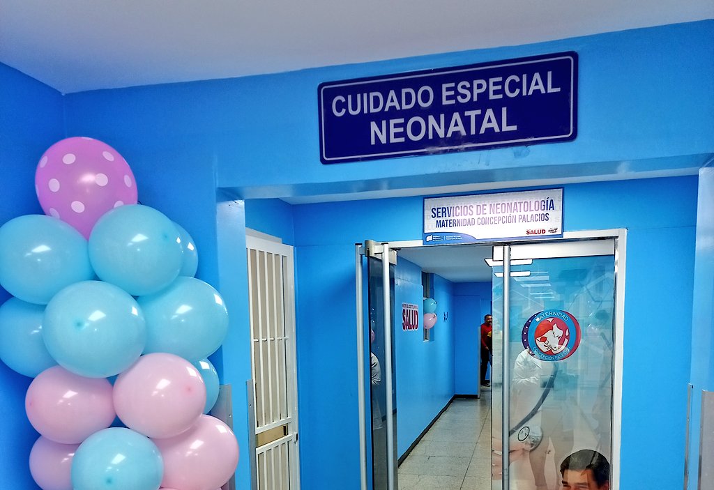 Celebramos la reinaguración del Servicio de Neonatologia de la Maternidad Concepción Palacios. Un espacio totalmente recuperado y equipado para humanizar la vida.
#JuntosPorCadaLatido
<a href="/NicolasMaduro/">Nicolás Maduro</a>
<a href="/MagaGutierrezV/">Magaly Gutiérrez Viña</a>
<a href="/MinSaludVE/">MPPSalud</a>
<a href="/gestionperfecta/">Carmen Meléndez</a>
<a href="/Nahumjfernandez/">Nahum Fernandez</a>
<a href="/Dr_Gilberto14/">Gilberto Mendoza</a>