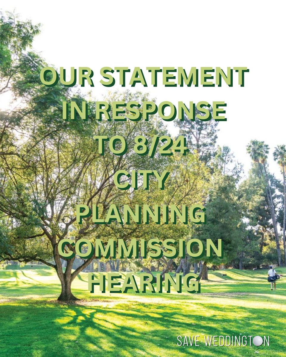 KeepSCGreen's tweet photo. Read our statement regarding today's City Planning Commission vote. 👀 We urge @cd4losangeles, along with other Councilmembers to say “NO” to big money, backroom deals, and special interests that serve the needs of the few, at the expense of the rest of us. #SaveWeddington https://t.co/l9DZ27sSBN