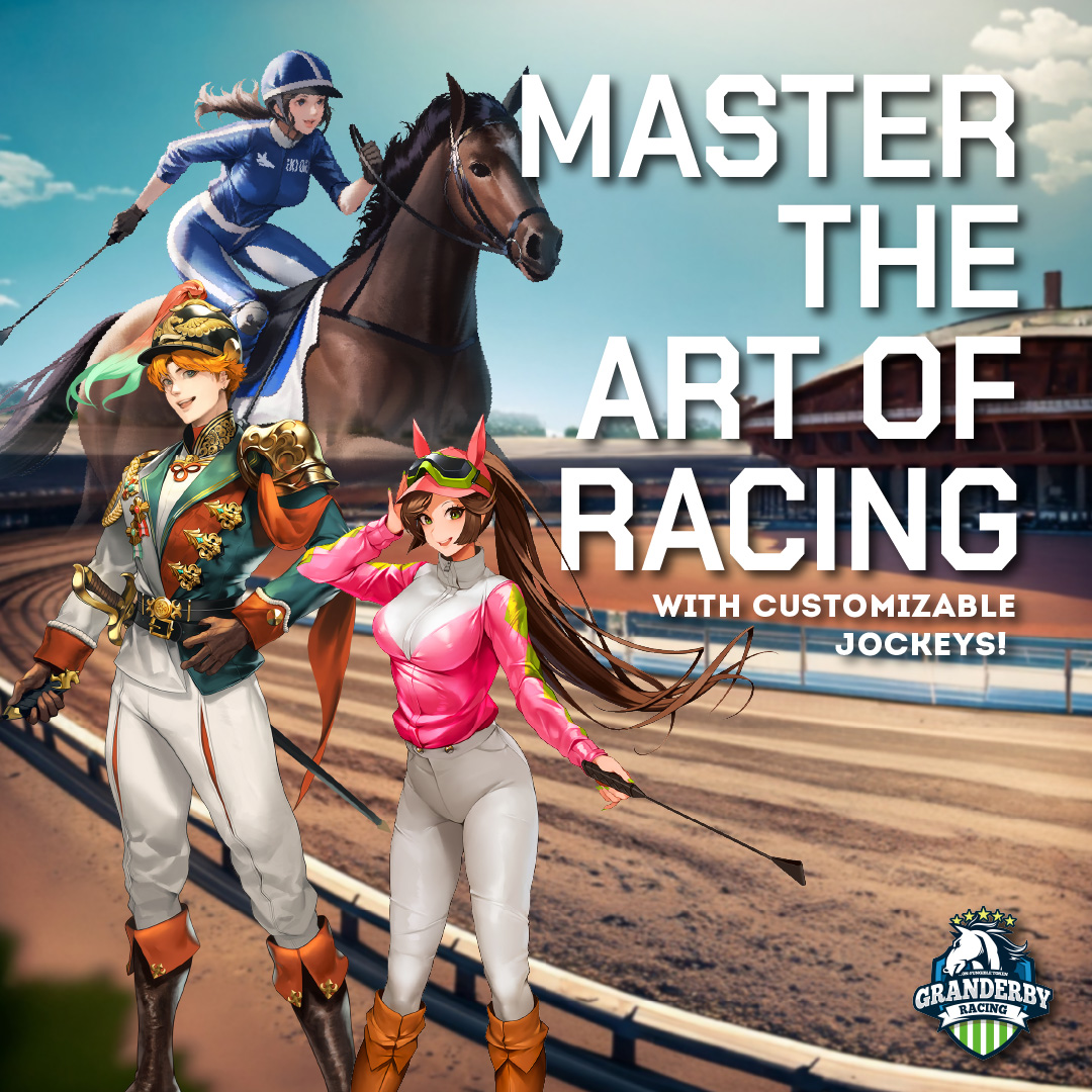 nftgranderby's tweet photo. In GRANDERBY, your jockey plays a crucial role in your racing success. Here are some valuable tips to optimize your performance on the track.

Level up your racing prowess and leave your opponents in the dust!

#GRANDERBY #VirtualHorseRacing #RacingTips https://t.co/HCJ44hPb2P