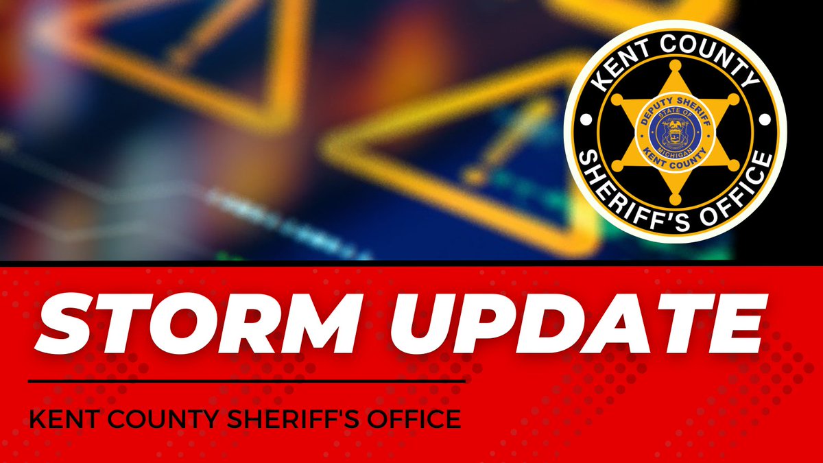 KentSheriff's tweet photo. The Kent County Emergency Management has activated an Emergency Operations Center at the KCSO.  Alpine, Plainfield, &amp; Grand Rapids Townships are appearing to be the hardest hit.  This account will be providing official updates. https://t.co/miZpzqdlml