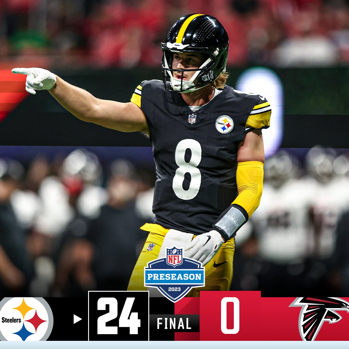 NFL on X: 'FINAL: @Steelers wrap up Preseason with a win