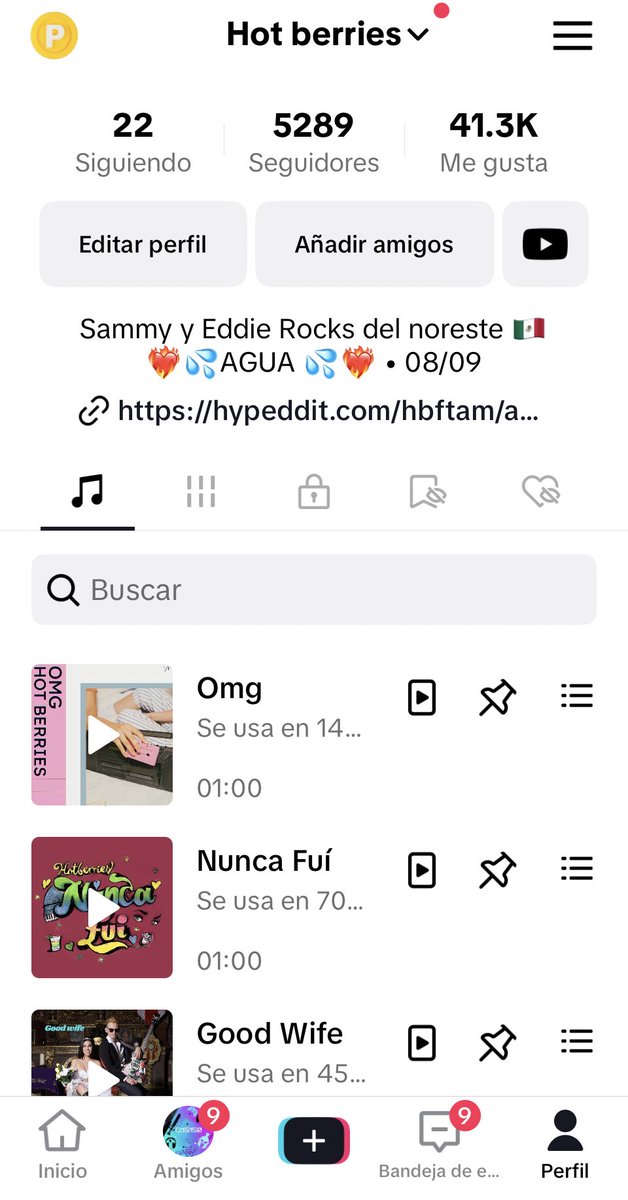 Ya vieron que tenemos nuestra música en <a href="/TikTokLatAM/">TikTok LatAm</a> vayan a escucharlas 😍😍😍
