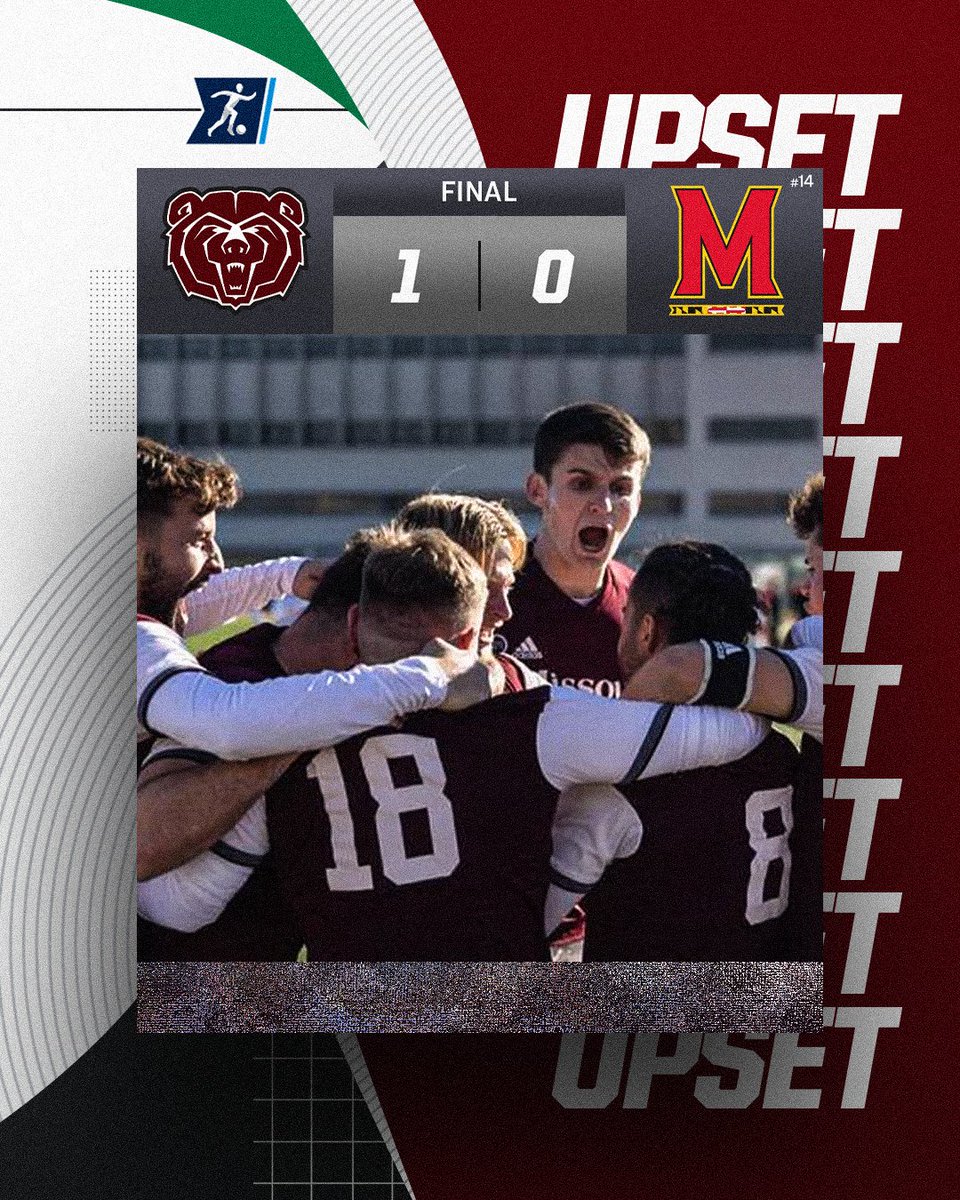 THE BEARS BATTLE!!! 🐻

@MSUBearsMSoccer upsets No. 14 Maryland, 1-0!!

#NCAASoccer