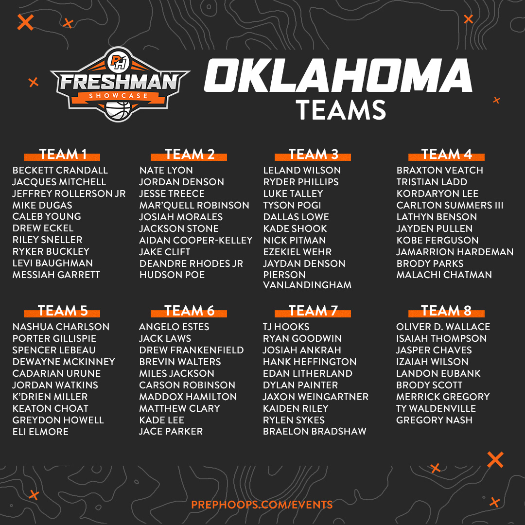 ⭐️ Freshman Showcase teams are set!
