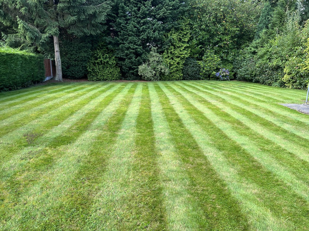 neiltaff's tweet photo. @HayterMowers  #HayterStripes 
Pro 41 laying down some gorgeous stripes. https://t.co/GyJDhfQvZT