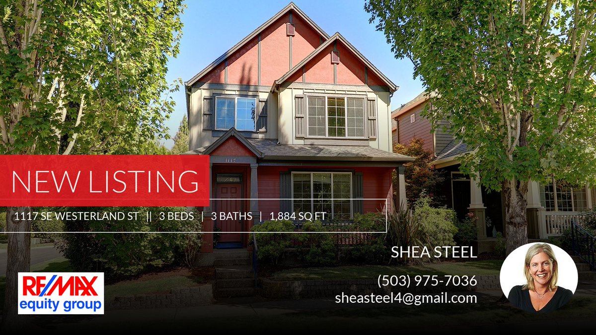 📍 New Listing 📍 Take a look at this fantastic new property that just hit the market located at 1117 Se Westerland St in Hillsboro. Reach out here or at (503) 975-7036 for more information

Shea Steel homeforsale.at/1117_SE_WESTER…
