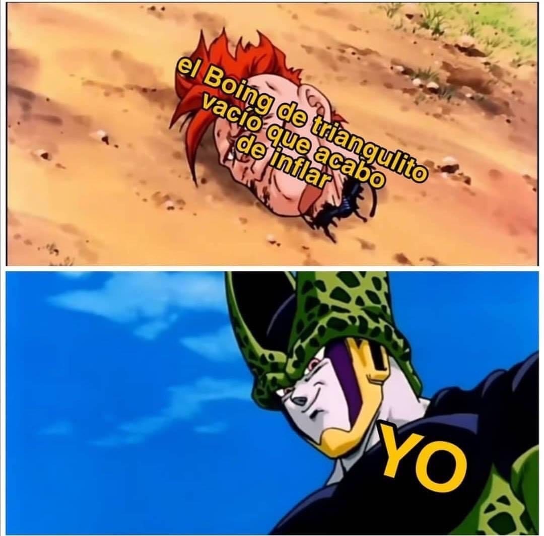 comcomtj's tweet image. 💥

#cell #no17 #androide #boing #triangulo #pisar #explosion #retro #dragonballz #sagacell #dragonball #gohan #anime #animememes #otaku #otakumemes #memes