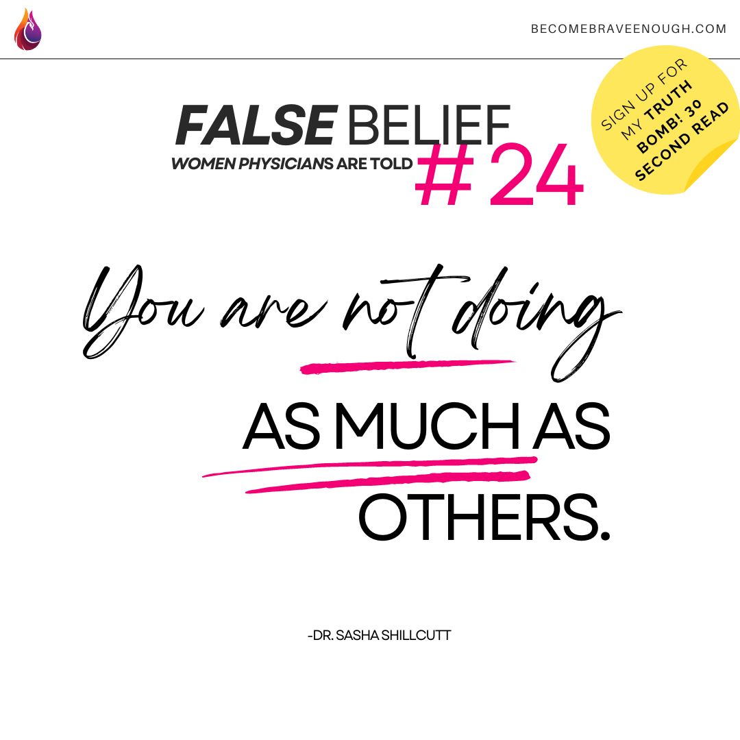 Sick of being told to play small and accept less? Subscribe for a daily 30-second read of truth - no spam, just pure empowerment! Invite your friends ladies, because we are going there! becomebraveenough.com/31-false-belie…