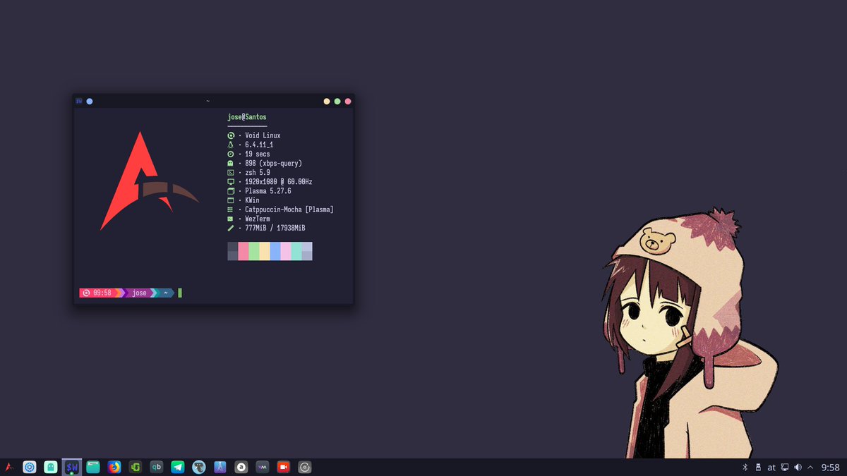 OsAgarim's tweet image. Como no he cambiado prácticamente nada en mi personalización, os muestro algunas capturas adicionales con las aplicaciones #bottom , #tempy y #tuir.
#ViernesDeEscritorio @podcastlinux @CanaimaGNULinux @CNTI_VE
