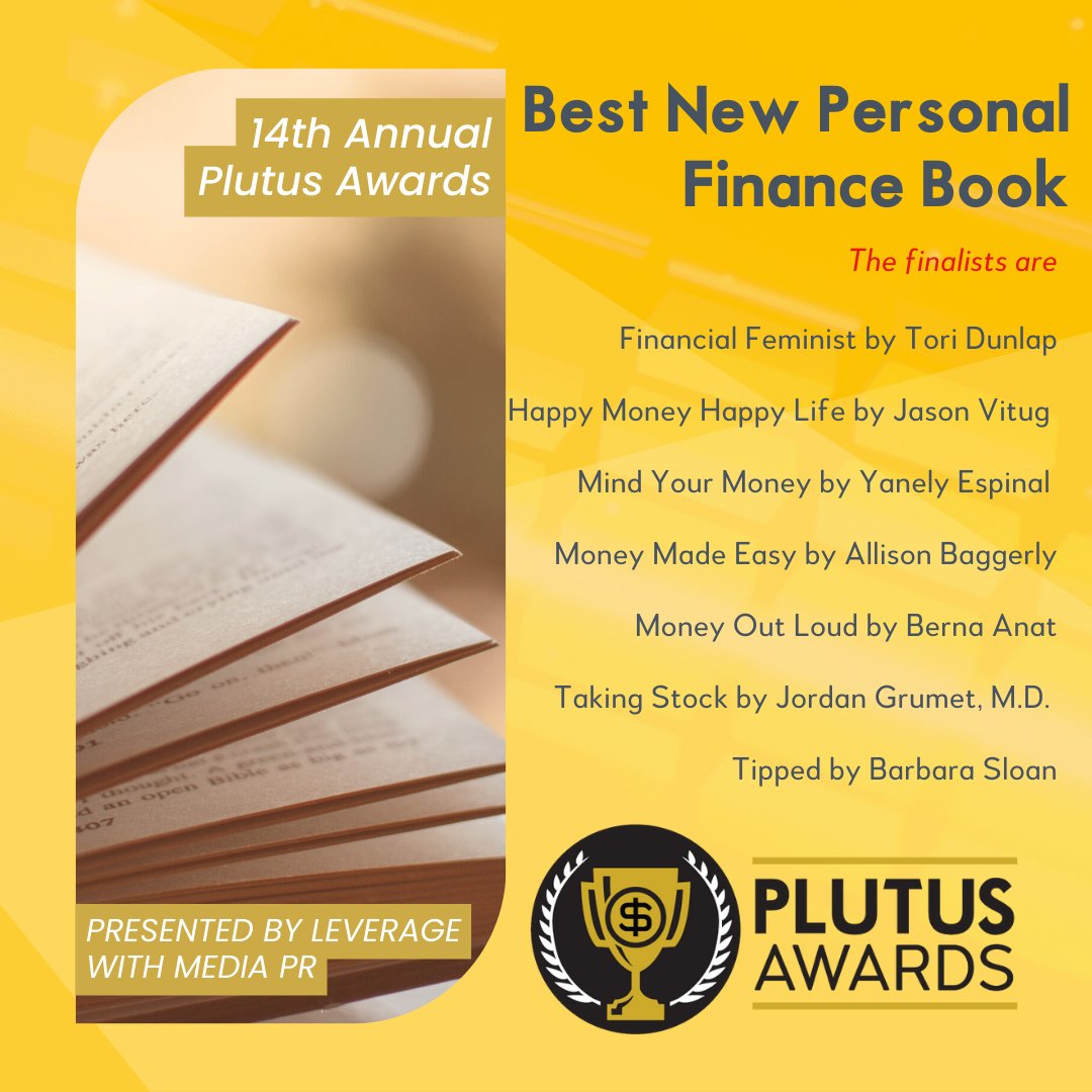 PlutusAwards's tweet image. We're delighted to announce finalists for 4 categories of the 14th Annual Plutus Awards!
@jasonvitug @phroogal
@inspired_budget
@HeyBerna
@earnaninvest
@herfirst100K
@LPinfinance
@RahkimSabree
@socworktowealth
@RealEstateMaxi
@adultingiseasy
@Thefrugalgay11 @dinksonabus