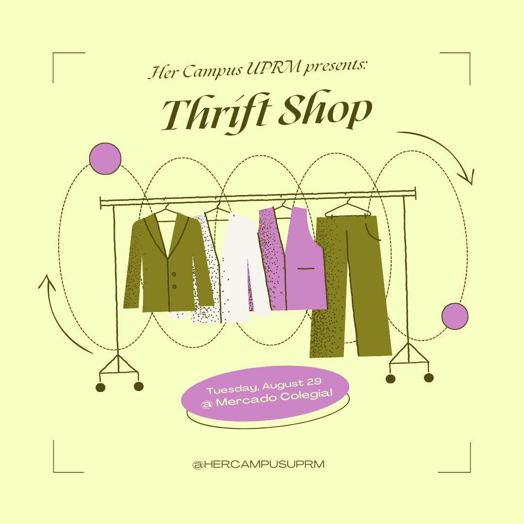 Este próximo martes 29 de agosto estaremos presentes en el Mercado Colegial con un Thrift Shop. Pasa y atualiza tu closet. Recuerda traer tu tote Bag 🛍

Design by: Silmary González