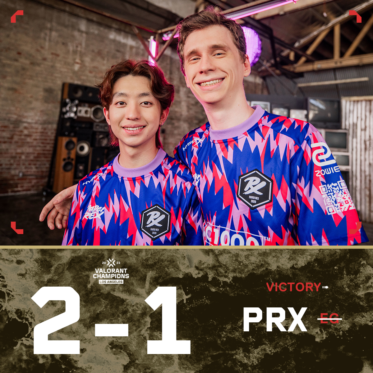 FROM DOWN 11-6, <a href="/pprxteam/">Paper Rex</a> CLAIMS THE 15-13 OVERTIME WIN 😱

#WGAMING is heading to the #VALORANTChampions Los Angeles Grand Finals!