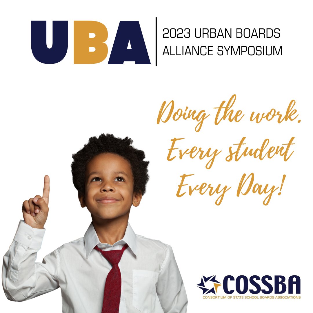 Great 1st day of Urban Boards Alliance Symposium #UBA23 in #Chicago! We've heard from so many great speakers in #PublicEducation, #Equity, and #StudentEngagement. Looking forward to starting again tomorrow at 7:15AM for breakfast!