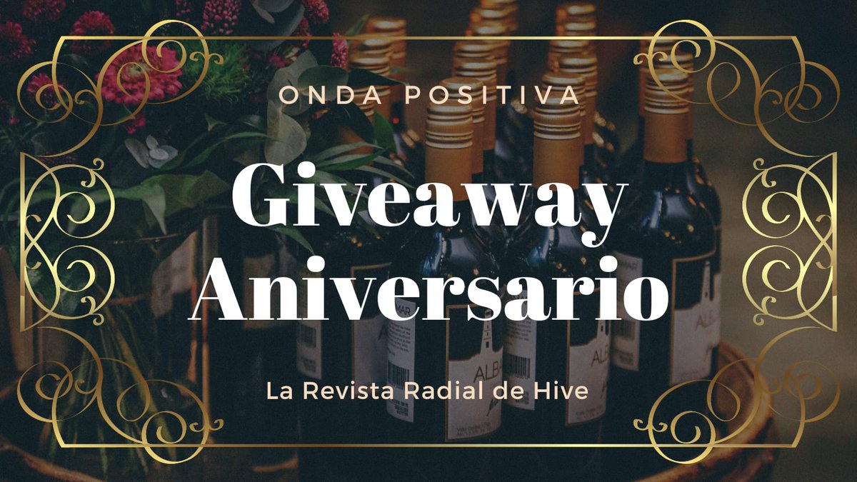 ✨Giveaway de Aniversario ✨

Onda Positiva, la revista Radial de #Hive, mañana estará de Aniversario #4 y queremos celebrarlo contigo.

✅ RT + Like 
✅ Responde: ¿Qué es lo que más te gusta del Programa?

Premio 10 HIVES
2 Ganadores (5 HIVES c/u)

Cierra en 24 hrs