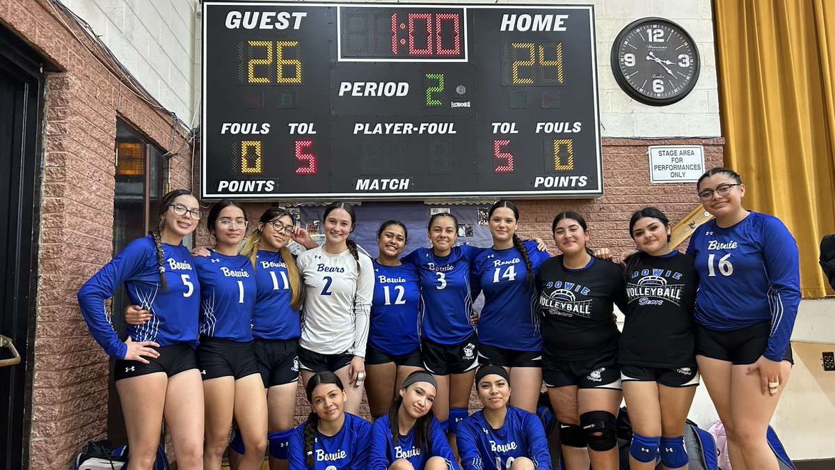 BowieVarsity's tweet photo. We win! Loretto Tournament. 
Bowie. 25 25
Mt View 19 24 https://t.co/d4GDiYP7zP