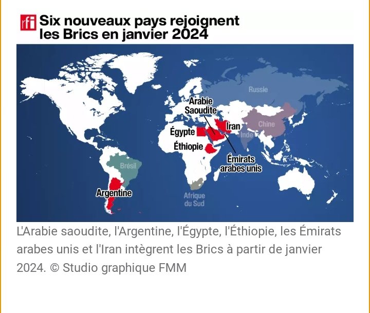 EmiliesCooking's tweet photo. L’Égypte et l’Éthiopie font leur entrée avec l’Argentine, l’Iran, l’Arabie Saoudite et les Émirats Arabes Unis. « Avec ce sommet, les Brics entament un nouveau chapitre », s'est félicité Cyril Ramaphosa https://t.co/WclvEcuK9u