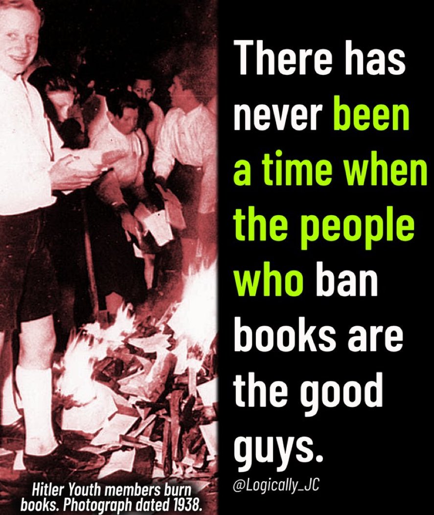 KJamake's tweet photo. @splcenter #NazisBanBooks #FascistNaziGOP #WhitewashingHistory #SeparationofChurchandState #RedStateFascistNazis https://t.co/G76F4GcV17