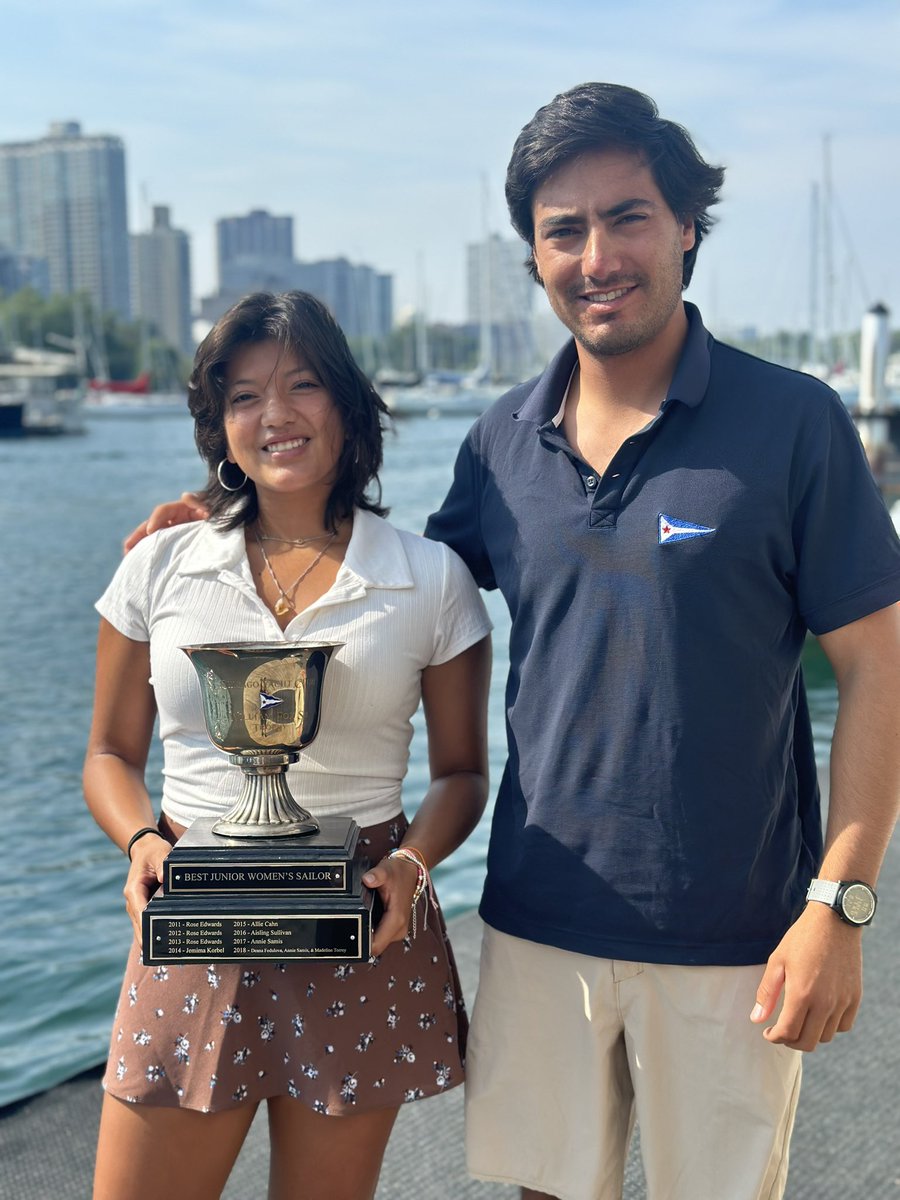 Karma55367's tweet photo. Congratulations to Our Next Gen Sailor recipient of the William Fox Sr. award at @chicagoyc for the Top Female Junior Sailor. Well done! #stignatiuswolfpack #wolfpacksailing #TeamKarmaNextgen #SailLikeaGirl #c420class https://t.co/xCBe53zZHm
