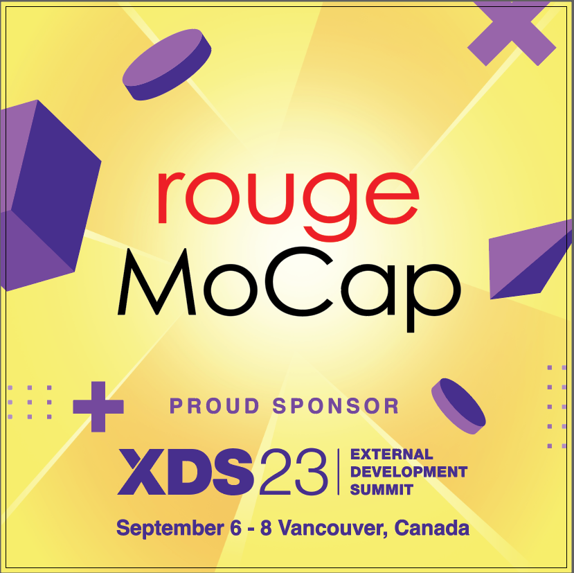 rougemocap's tweet photo. Join Rouge MoCap at #XDS2023, Sept 6-8! As premier sponsors &amp; a leader in AAA game &amp; film production, we're eager to discuss our avant-garde solutions. Dive deep into motion capture &amp; 3D animation with us. Let’s shape the future together. 📩info@rougemocap.com
#XDS23 #xdsummit https://t.co/HwSuJ5q2sV