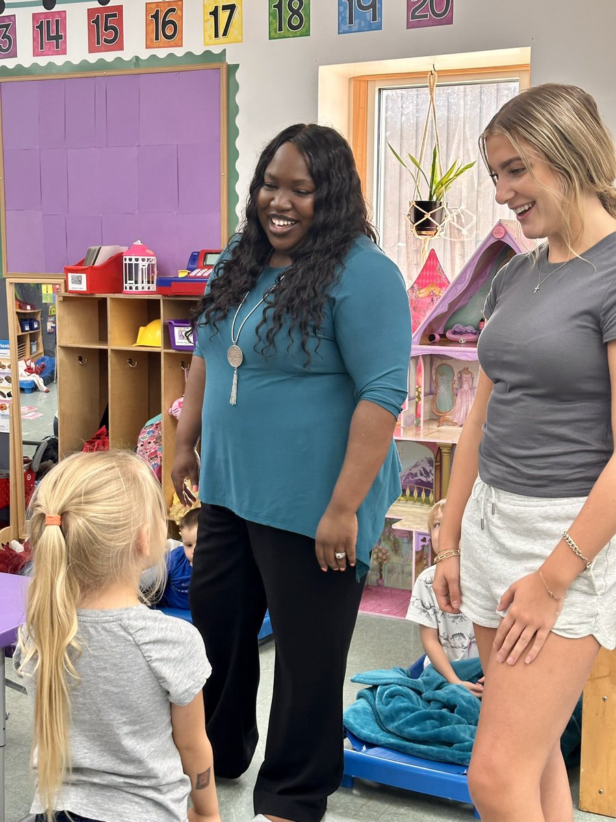 Spent the day in Bloomington supporting <a href="/FSSAIndiana/">Indiana FSSA</a> Office of Early Childhood &amp; Out-of-School Learning Director Courtney Penn who presented on a new grant opp to the Governor’s Workforce Cabinet. But the best part of my day was visiting one of our #OMWPK providers!