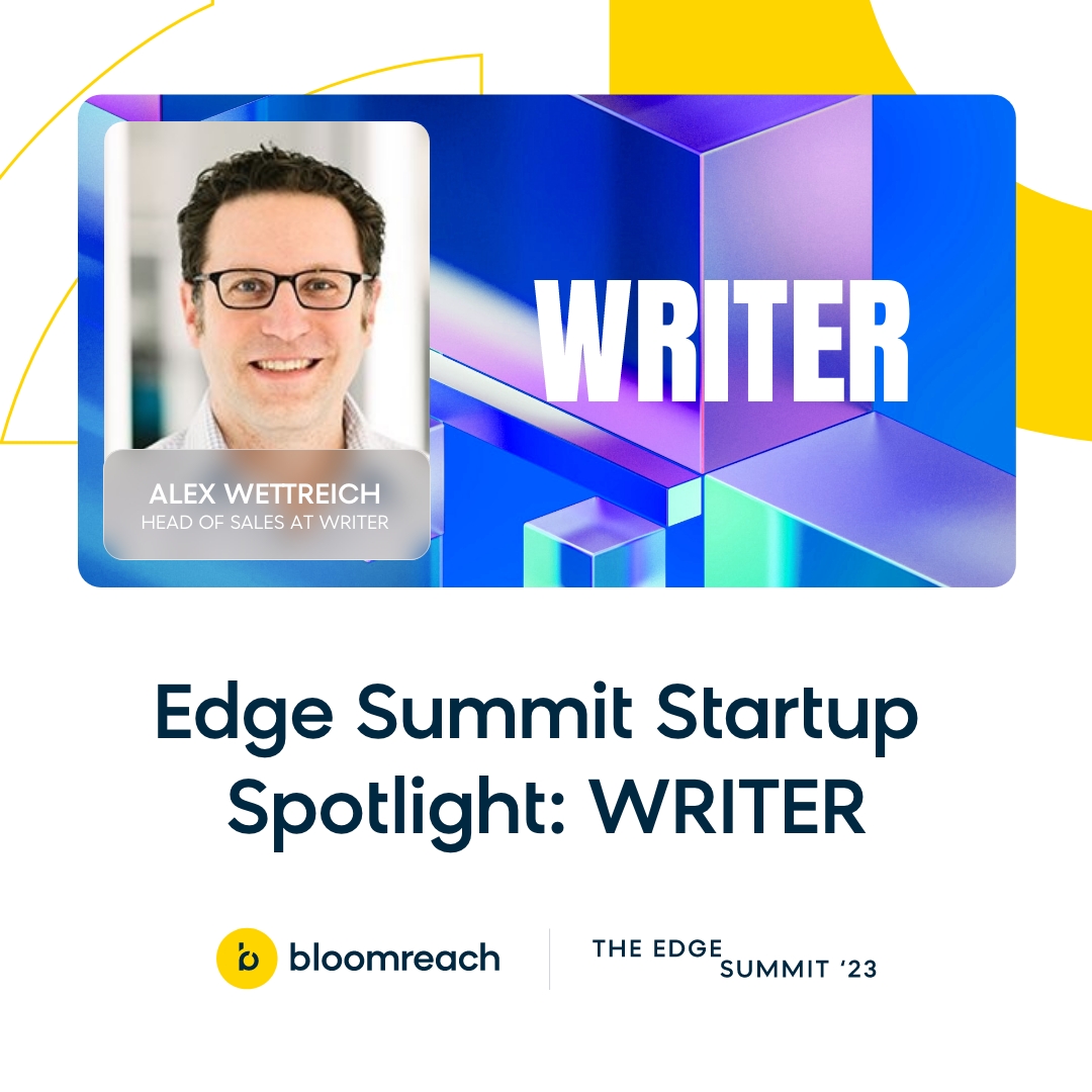 bloomreach_tm's tweet photo. Up next on the #EdgeSummit2023 LIVE... @Get_Writer!
This exciting Startup Partner is taking the world of enterprise LLMs by storm. Catch them on our stream in less than 5 minutes β watch now: https://t.co/nWfbVqFdPV
#AIPoweredCommerce #EcommerceAI #GenAI https://t.co/1avDAcvpi4